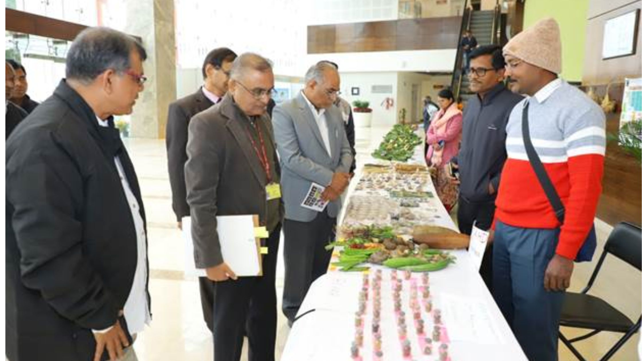 Champion farmers seed savers and state representatives from 10 states including Tamil Nadu and Odisha showcased indigenous seeds and shared their success