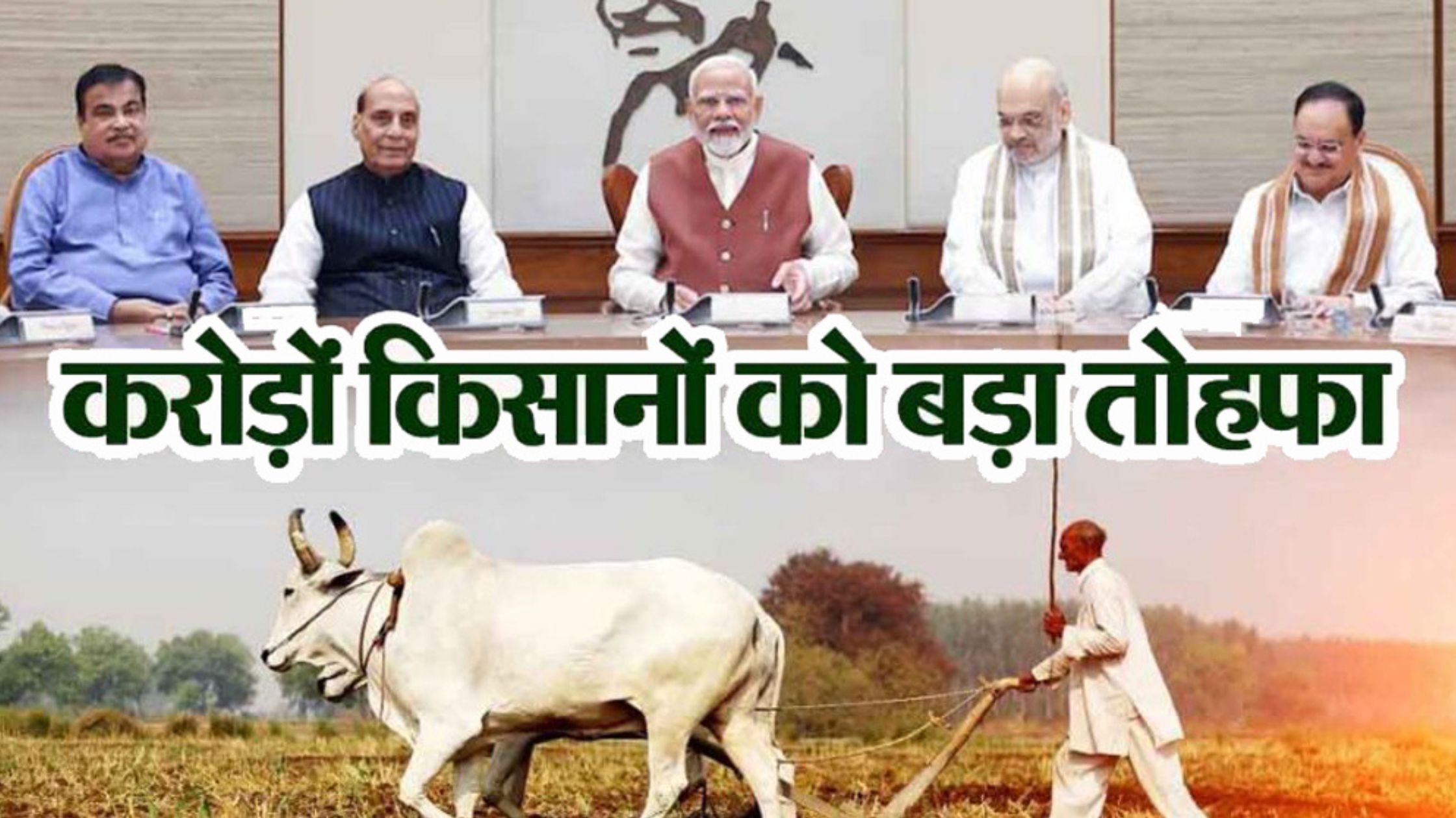 PM Modi took many important decisions for farmers in the first cabinet meeting of 2025